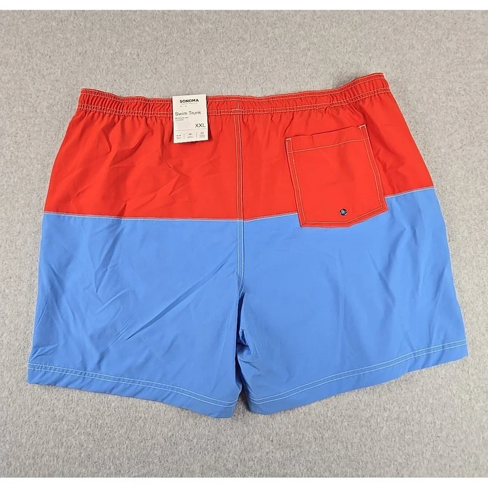 Sonoma‎ Swim Trunk Shorts Mens Size XXL Lined 7